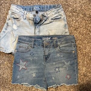 Cat & Jack Art Class Jean Shorts set